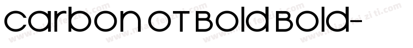 Carbon OT Bold Bold字体转换